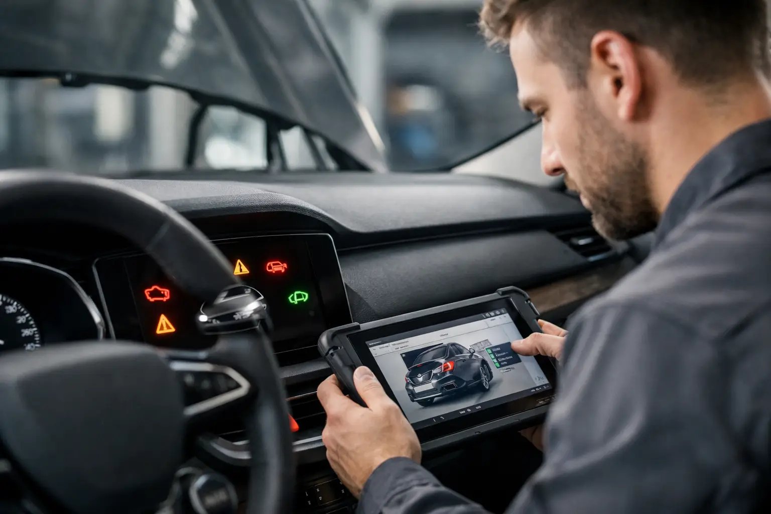 Škoda warning light diagnosis explained