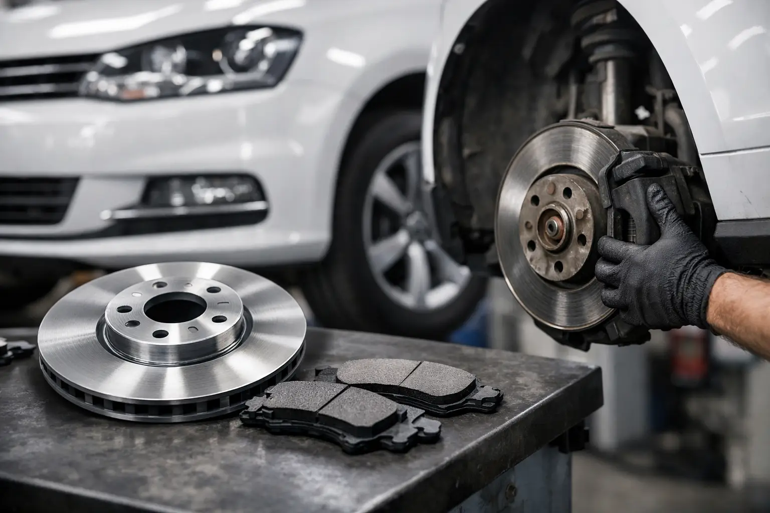 VW Brake Pads and Discs Replacement